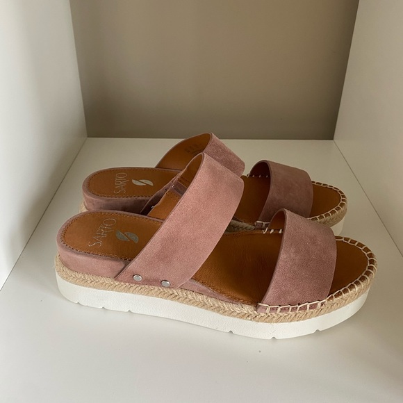 SOLD NWT Franco Sarto ‘Cappy’ pink espadrille sandals - Picture 3 of 7